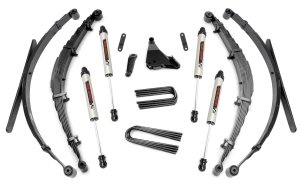 Ford F-250 Super Duty Suspension Lift Kit - Rough Country - 6 Inch Lift Kit + Rear Springs + V2 - '99-'04 Ford F-250 Super Duty Suspension Lift Kit - Rough Country - 6 Inch Lift Kit + Rear Springs + V2 - '99-'04